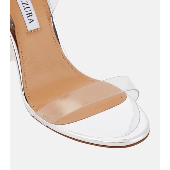AQUAZZURA So Nude 105 PVC slingback sandals Size 40(10) $750 - Picture 6 of 16